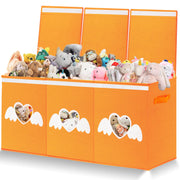 Extra Large Toy Box Chest, Toy Storage Organizer Bins with Transparent