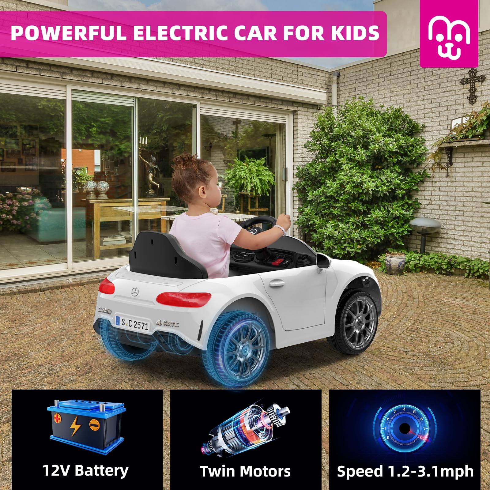 12V Electric Ride-On Car with Remote Control