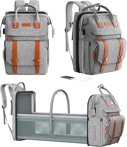 Diaper Bag Backpack with Changing Station, Large Diaper Bag