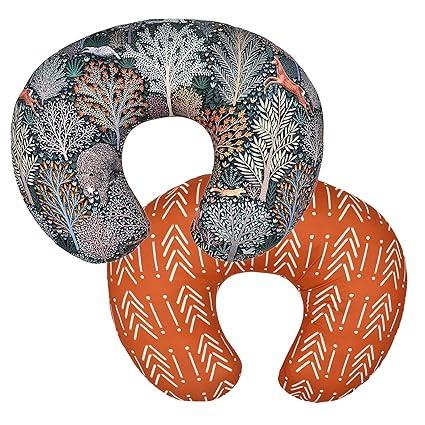 2 Pack Baby Nursing Pillow Cover Newborn U-Shaped Breastfeeding Pillowcase