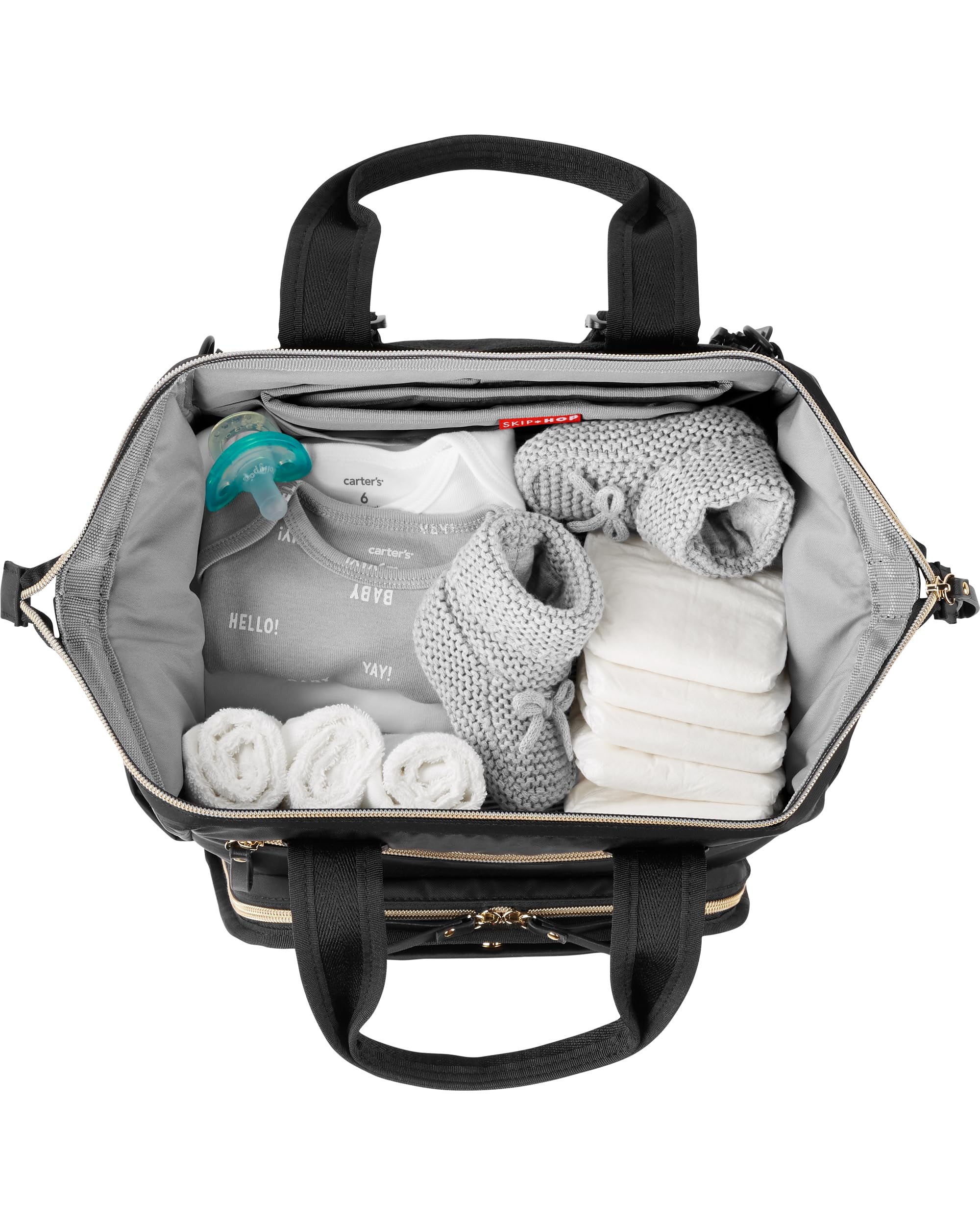 Diaper Bag Backpack: Mainframe Large Capacity Wide Open Structure