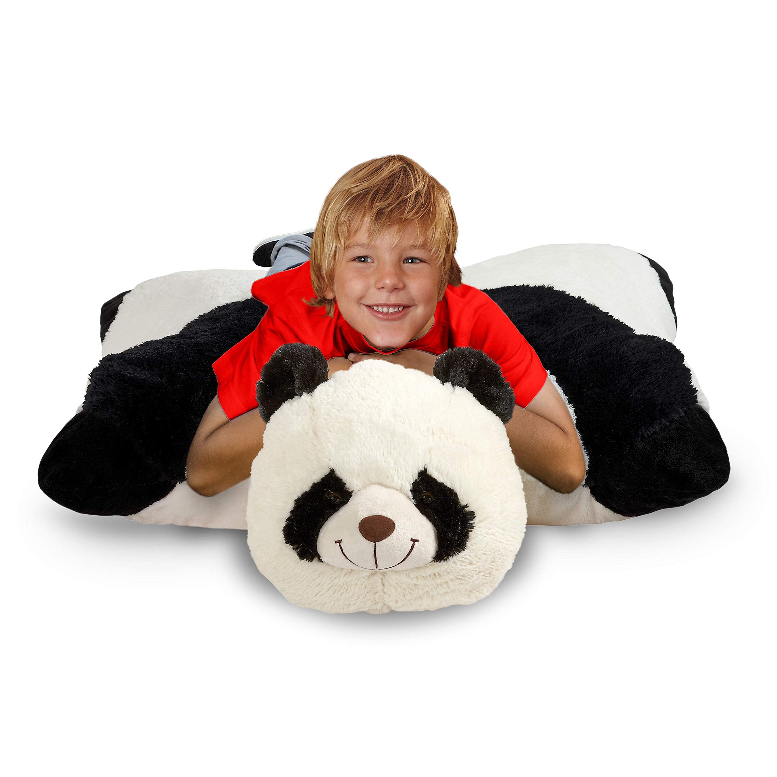Jumboz, Panda, 30" Jumbo Folding Plush Pillow