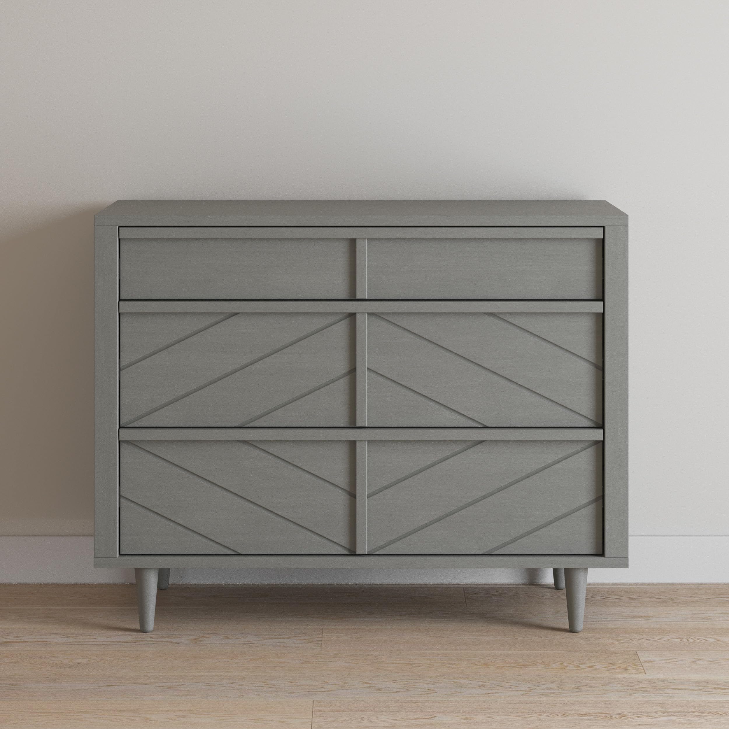 4-in-1 Convertible Crib and Dresser Nursery Set