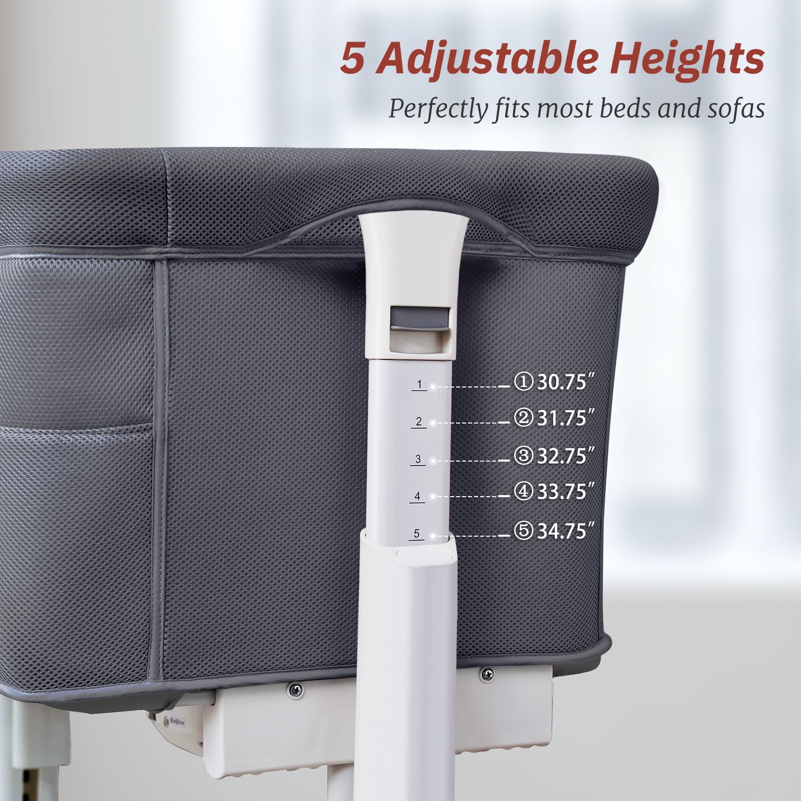 Electric Rocking Bassinet with Bedside Sleeper