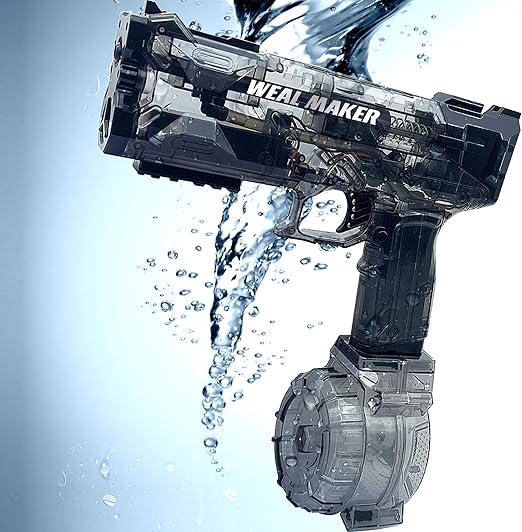 Water Guns with LED Light, Automatic Squirt Guns for Adults and Kids