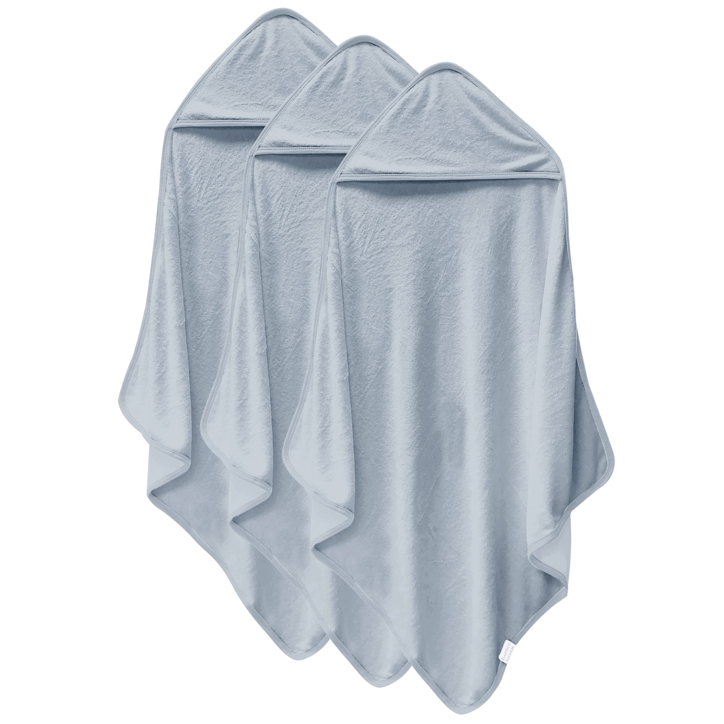 3 Pack Baby Hooded Towels, Rayon Made from Bamboo