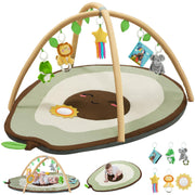 Baby Play Gym Mat & Activity Mat, Baby Tummy Time Mat