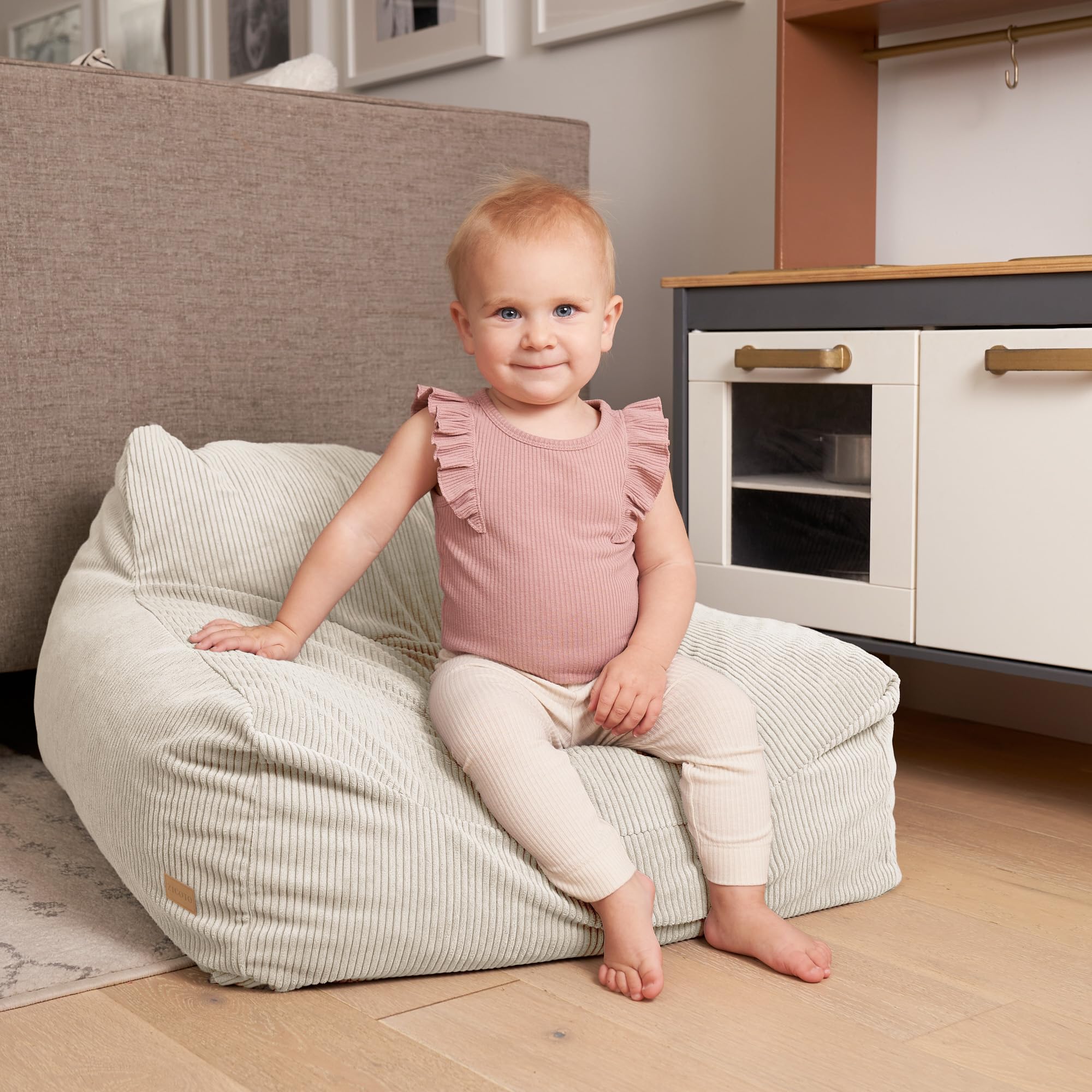 Soft Memory Foam Bean Bag Chair for Toddlers - Trendy Kids Chair