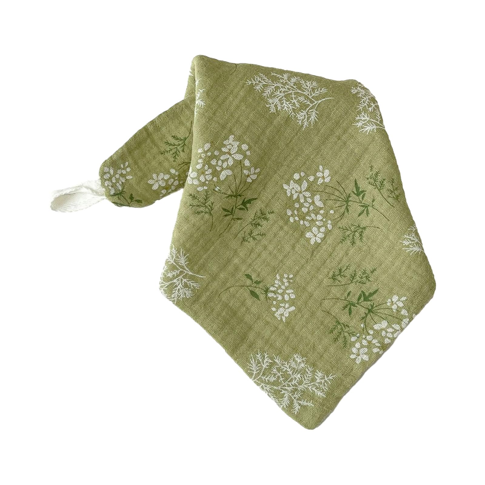 Square Baby Face-Towel Bibs for Girls & Boys 10"X10"