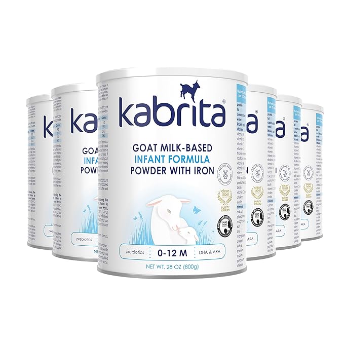 Goat Milk-Based Infant Formula – 28oz – Pack of 2 – Natural