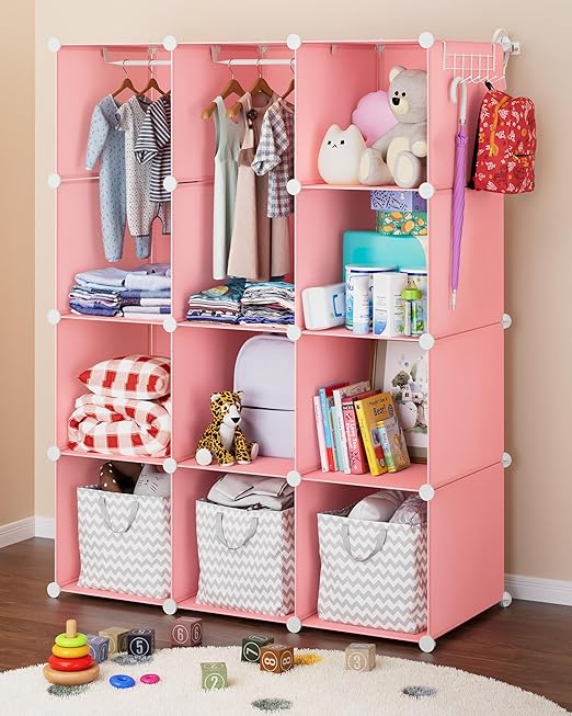 Organizer for Nursery: Durable Baby Wardrobe for Closet - Customizable