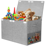 Large Toy Box Chest with Lid, Kids Toy Storage Organizer for Boys Girls