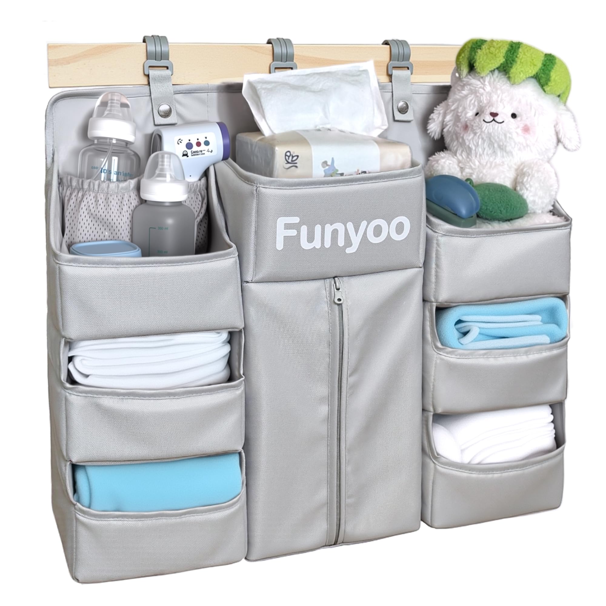 Hanging Diaper Organizer for Changing Table and Crib