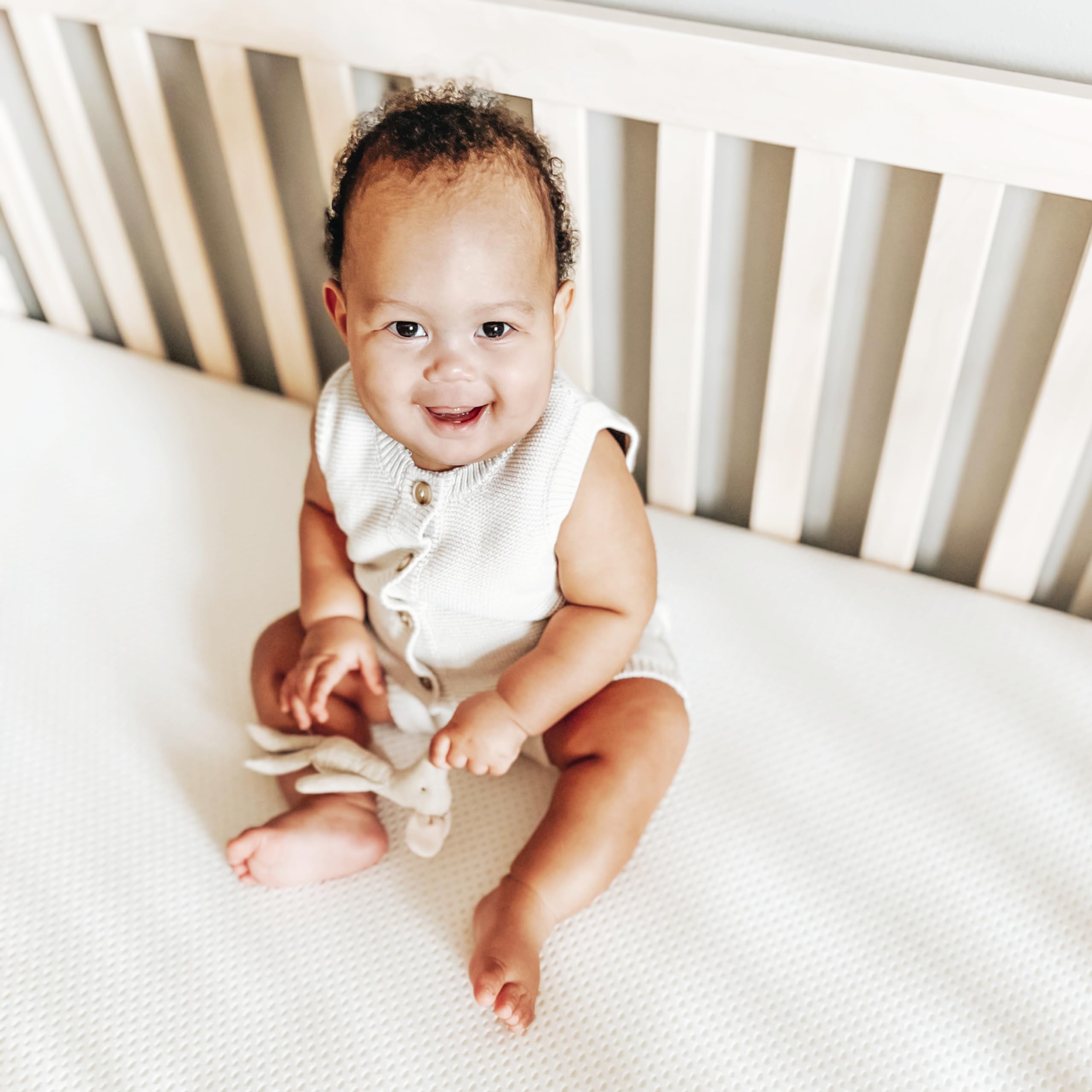 Breathable Washable Crib Mattress with Firm Support