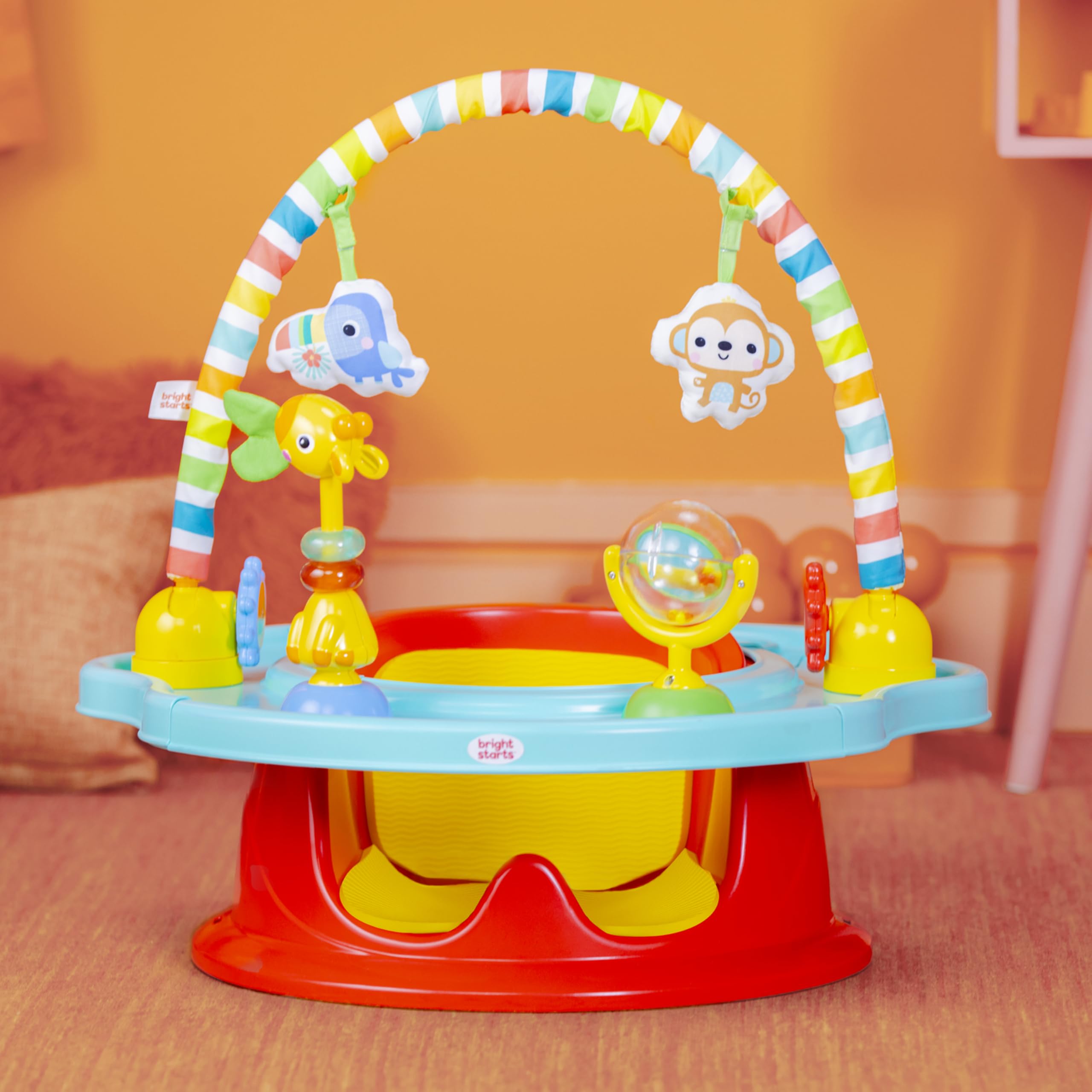 3-in-1 SuperSeat Playful Paradise, Baby Activity Seat with Toys