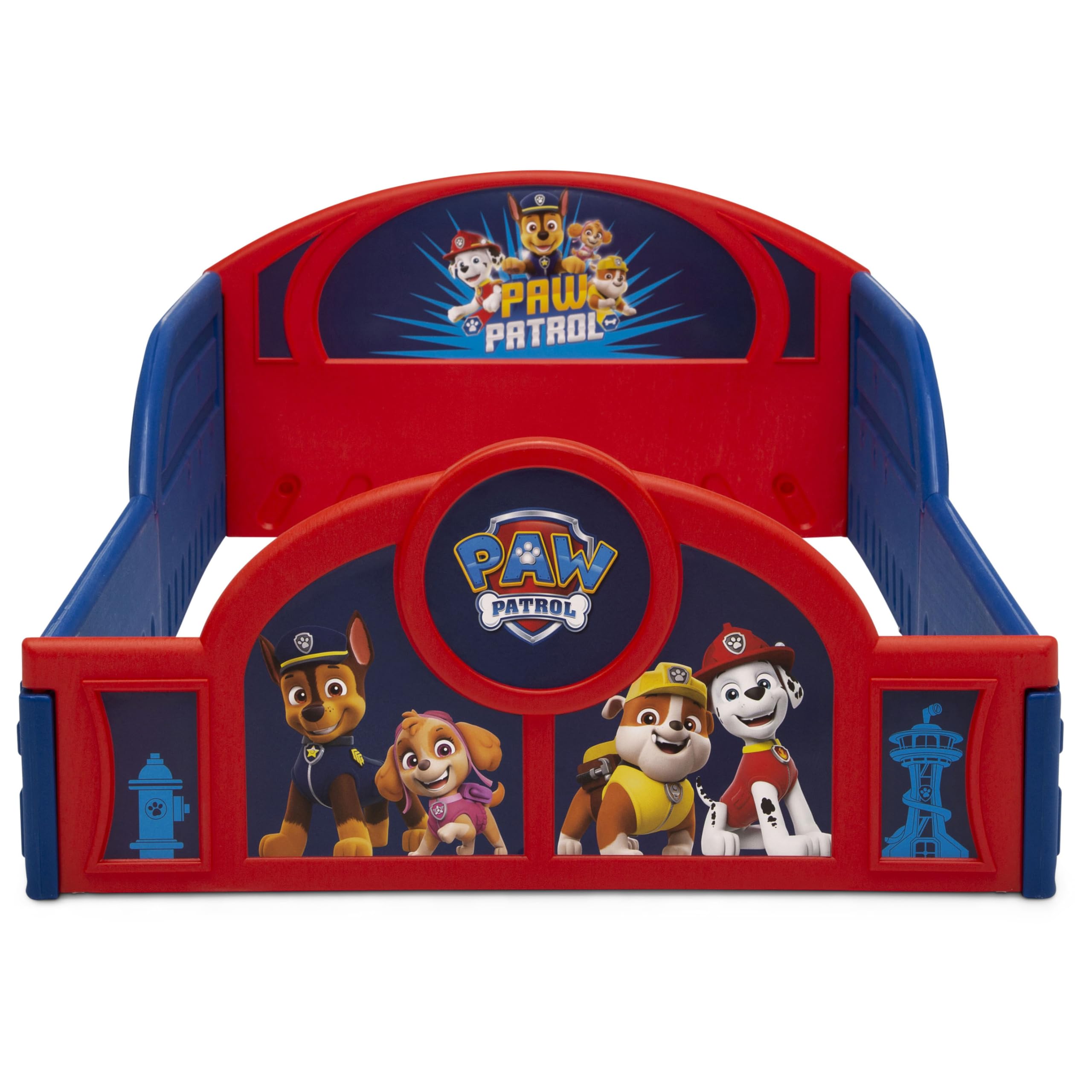 PAW Patrol 4-Piece Toddler Room-in-a-Box Set – Includes Sleep and Play Toddler Bed
