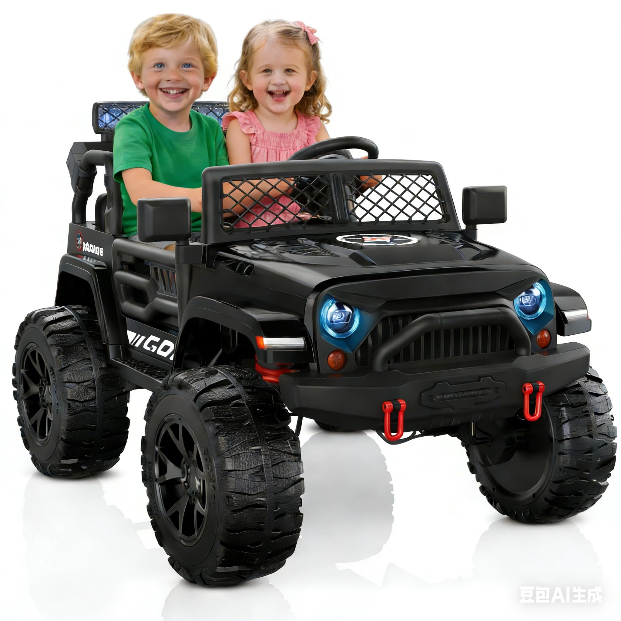 24V 2-Seater Kids Electric Ride-On Car with Remote Control