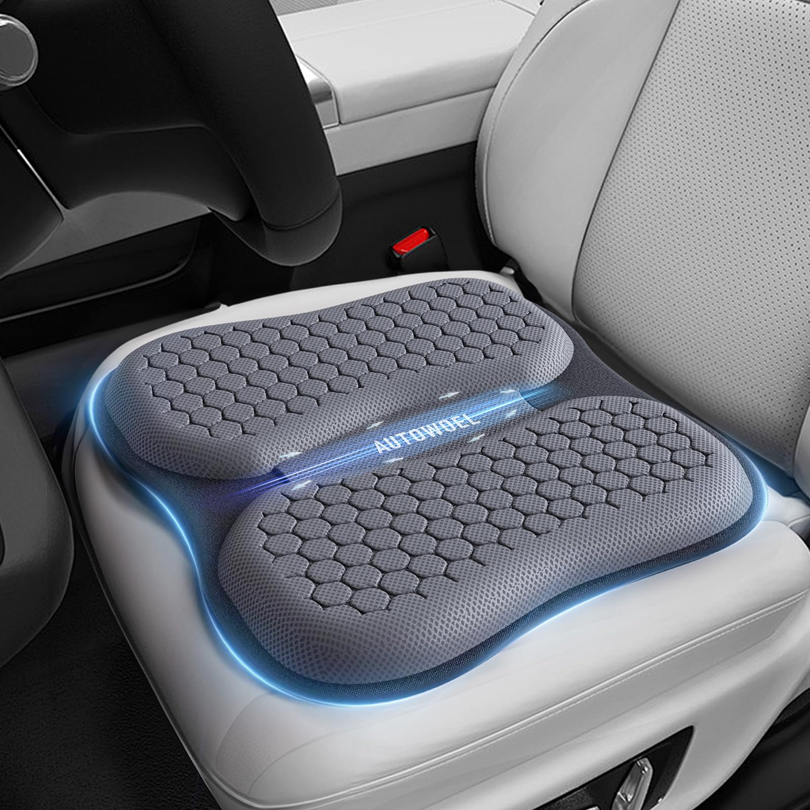Car Seat Cushion, Comfort Ice-Gel Car Cushions for Driving