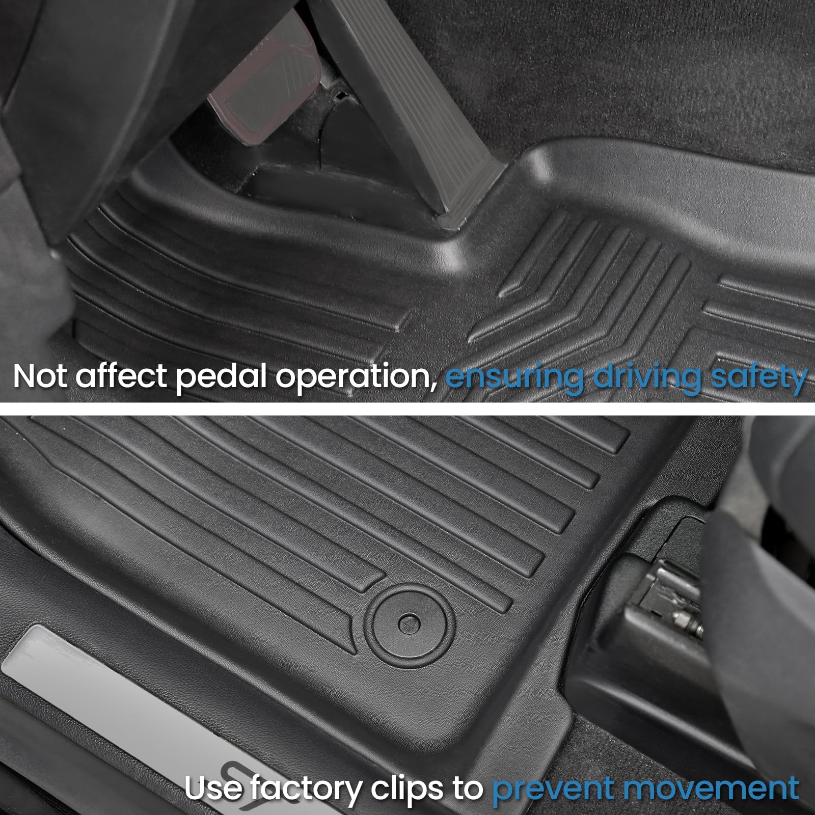 Ford Explorer Floor Mats with Cargo Liner and Backrest Mat