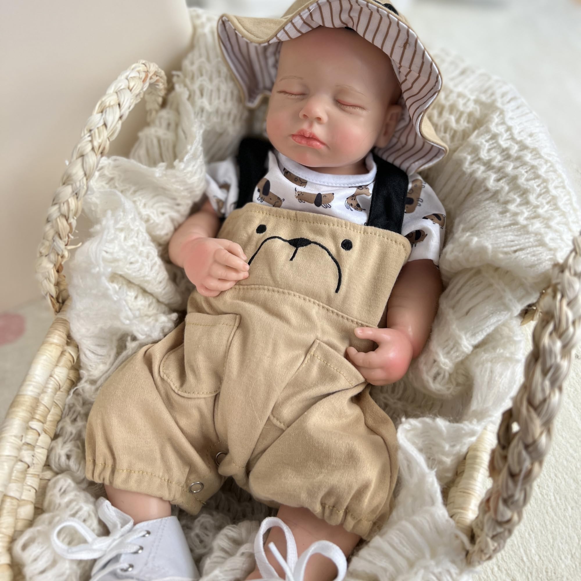18 Inch Realistic Reborn Baby Dolls: Full Body, Handmade, Silicone