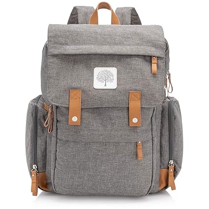Baby Diaper Backpack - Large Diaper Bag with Insulated Pockets