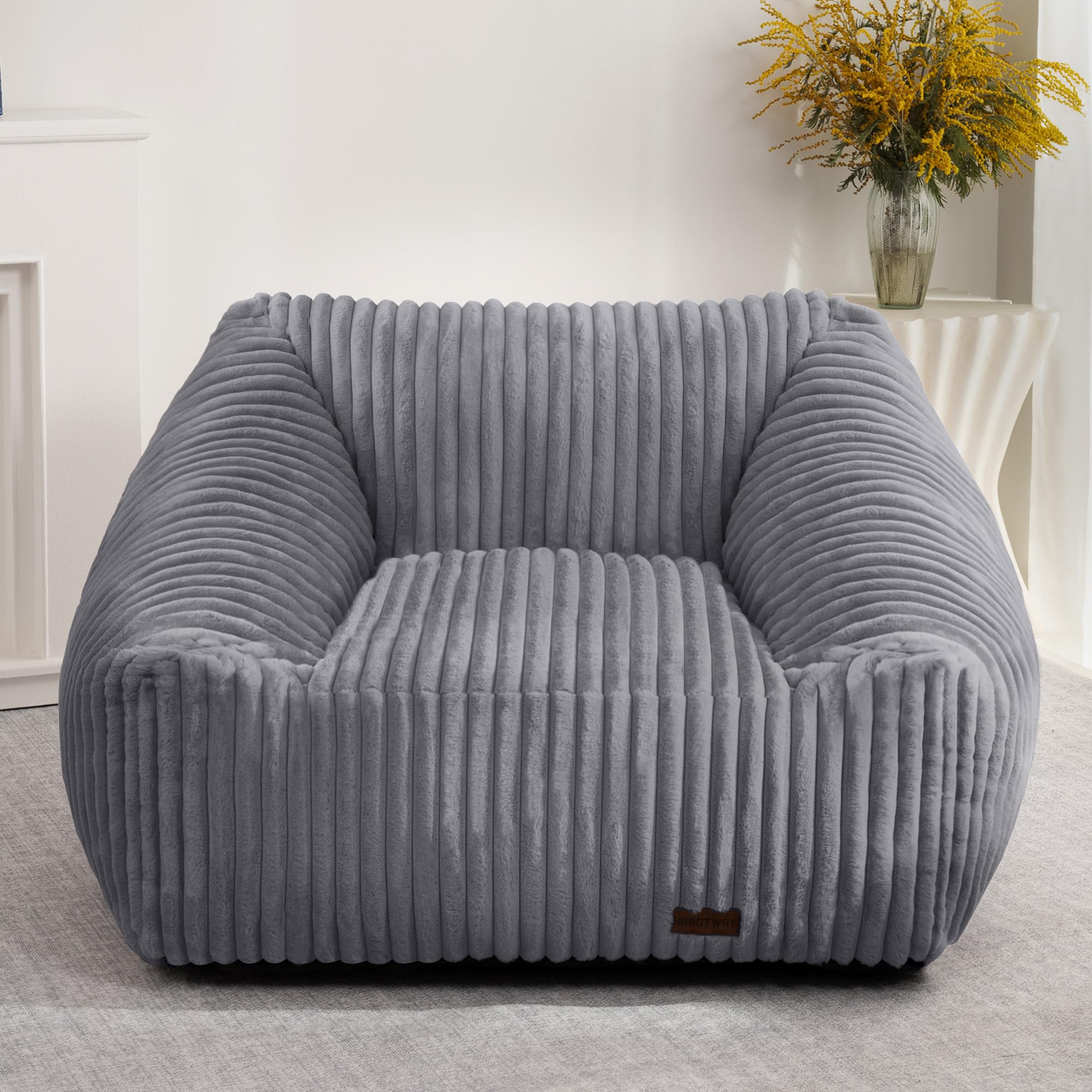 Bean Bag Chair Bed for Kids, Convertible Bean Bag Folds