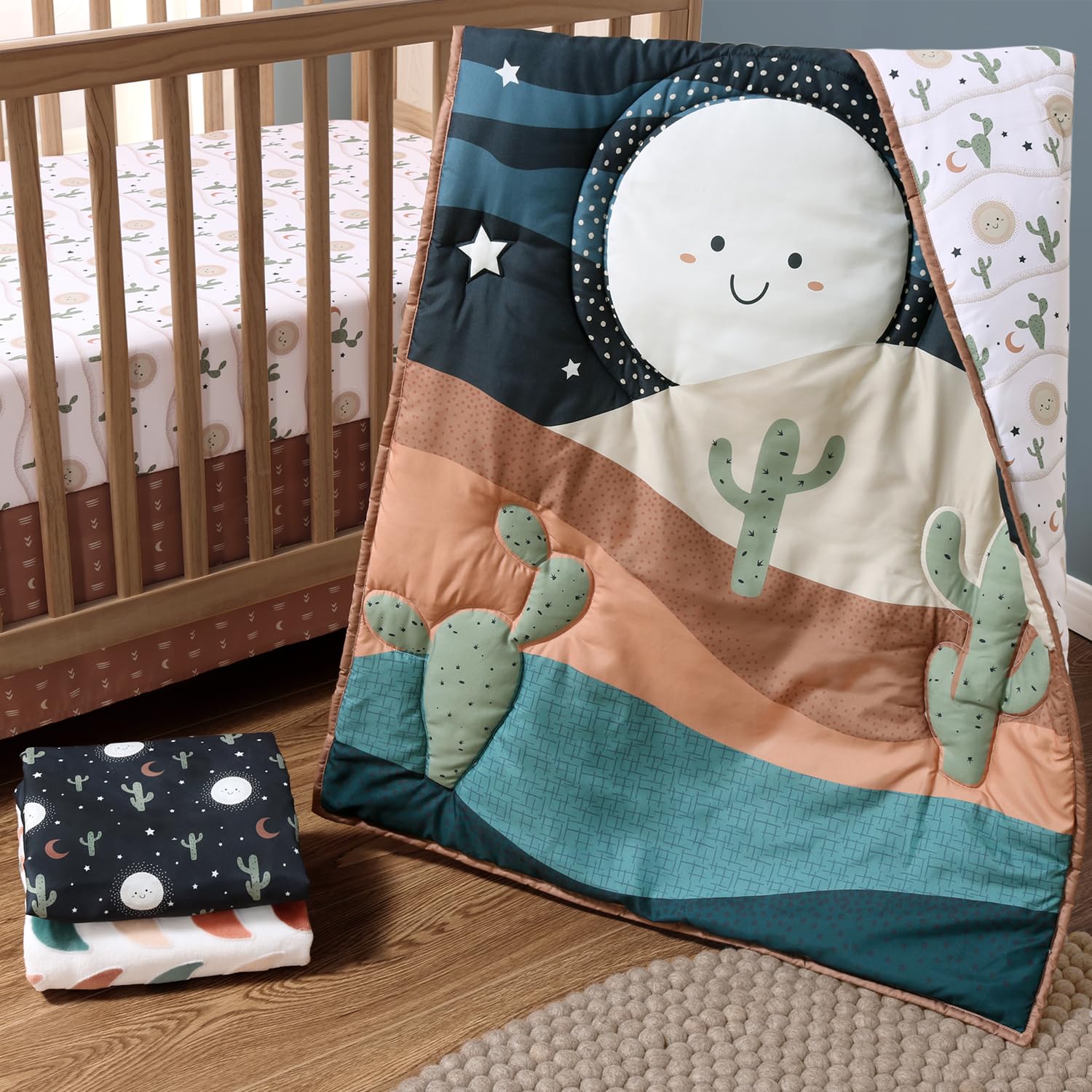 5-Piece Desert Theme Baby Crib Bedding Set