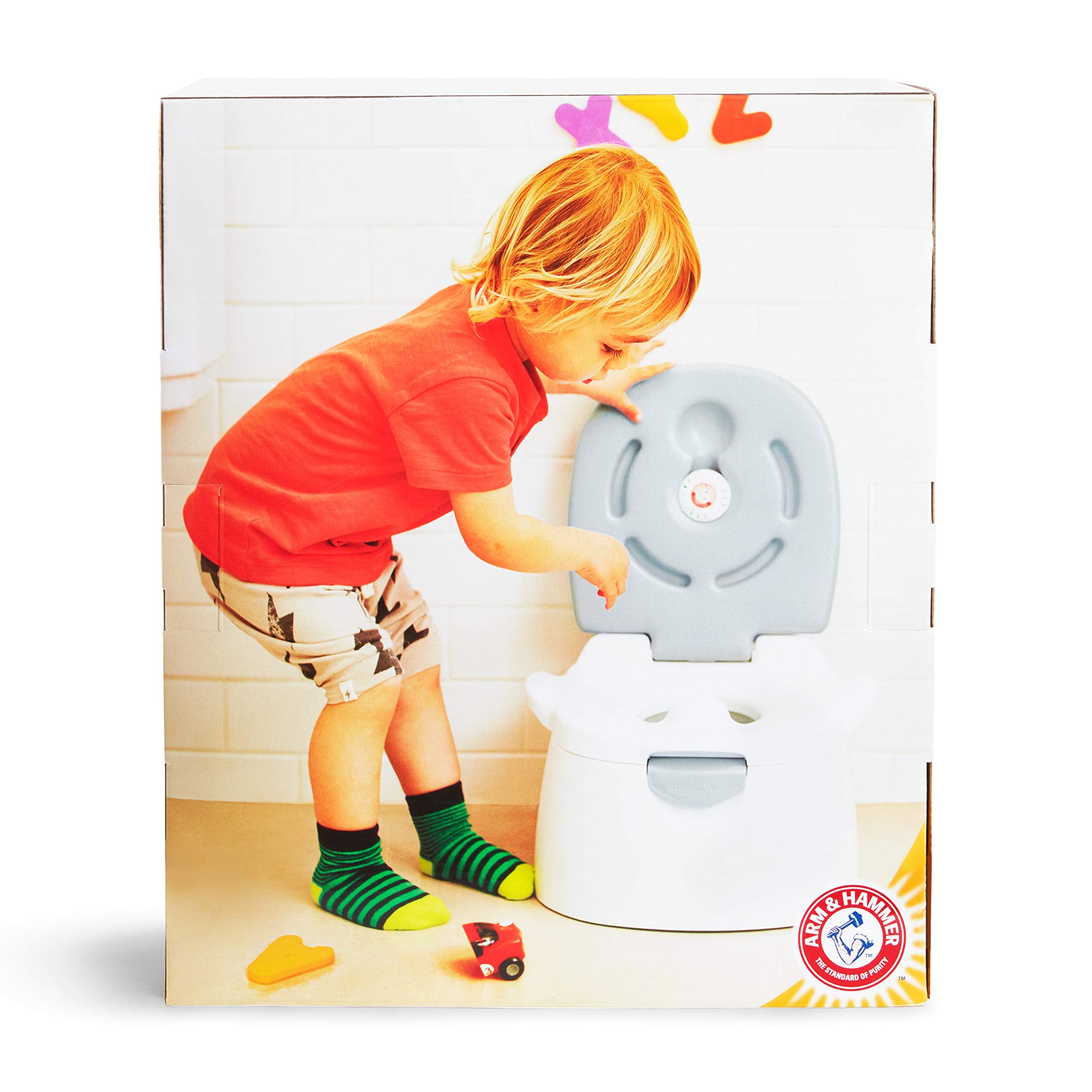Hammer Multi-Stage 3-in-1 Potty Seat, (Potty Chair, Trainer Ring and Step Stool), Grey