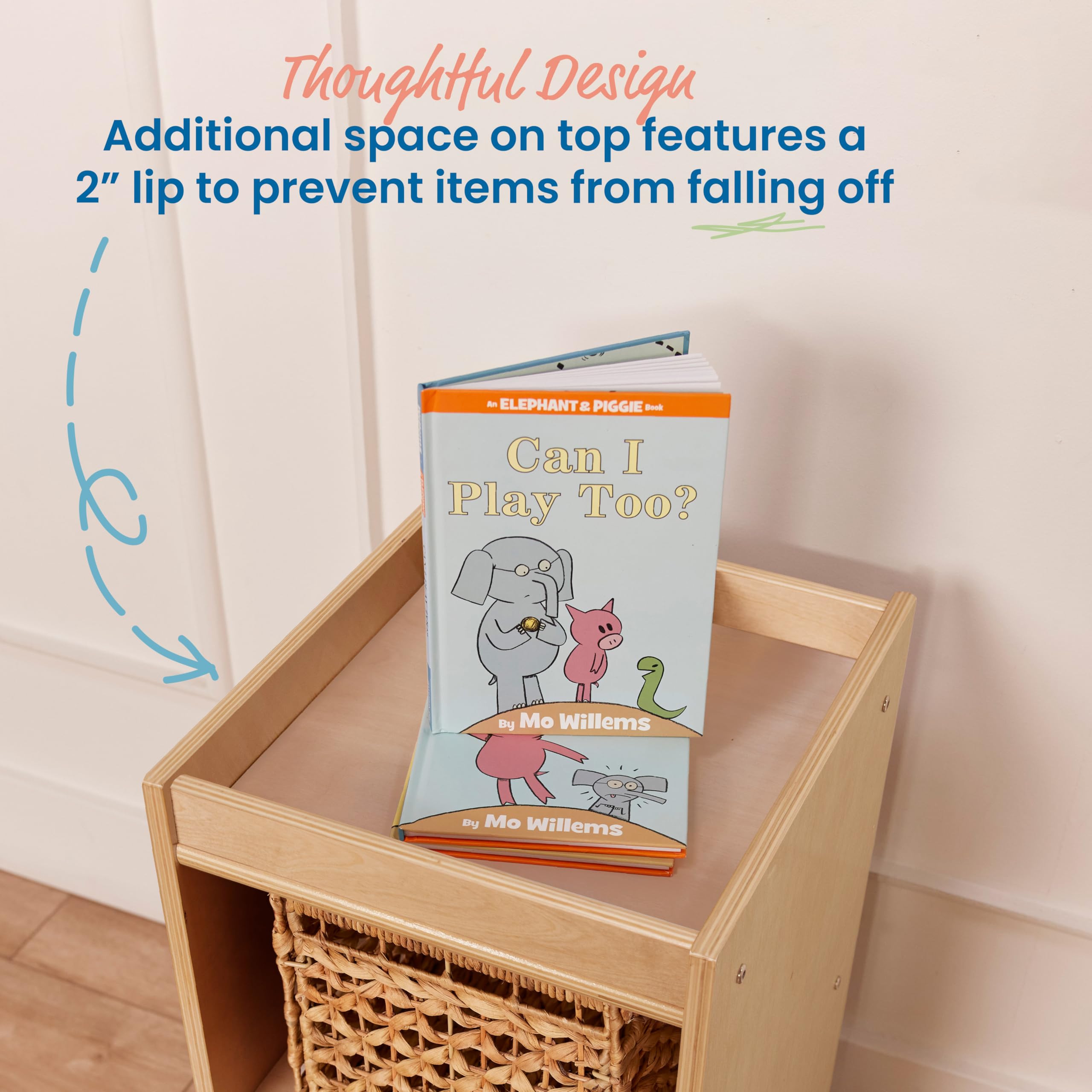 2-Cube Vertical Storage Cabinet Natural Birch