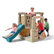 Woodland Climber II Kids Playset, Ages 2 –6 Years Old, Toddler Slide and Climbing Wall