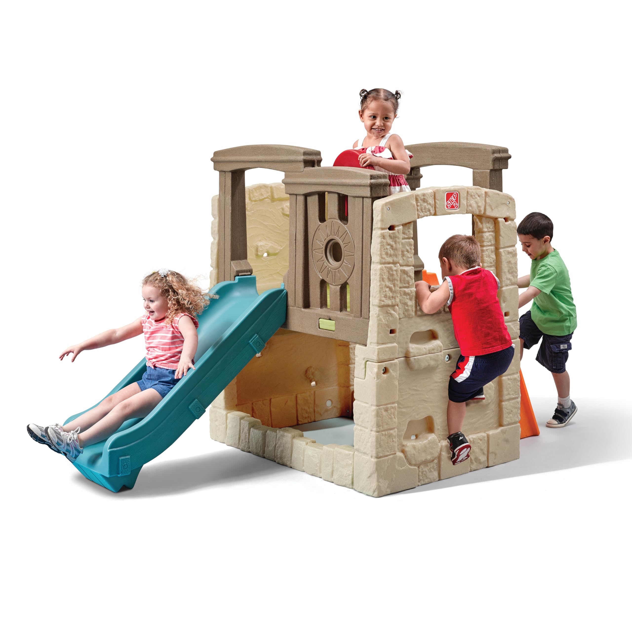 Woodland Climber II Kids Playset, Ages 2 –6 Years Old, Toddler Slide and Climbing Wall