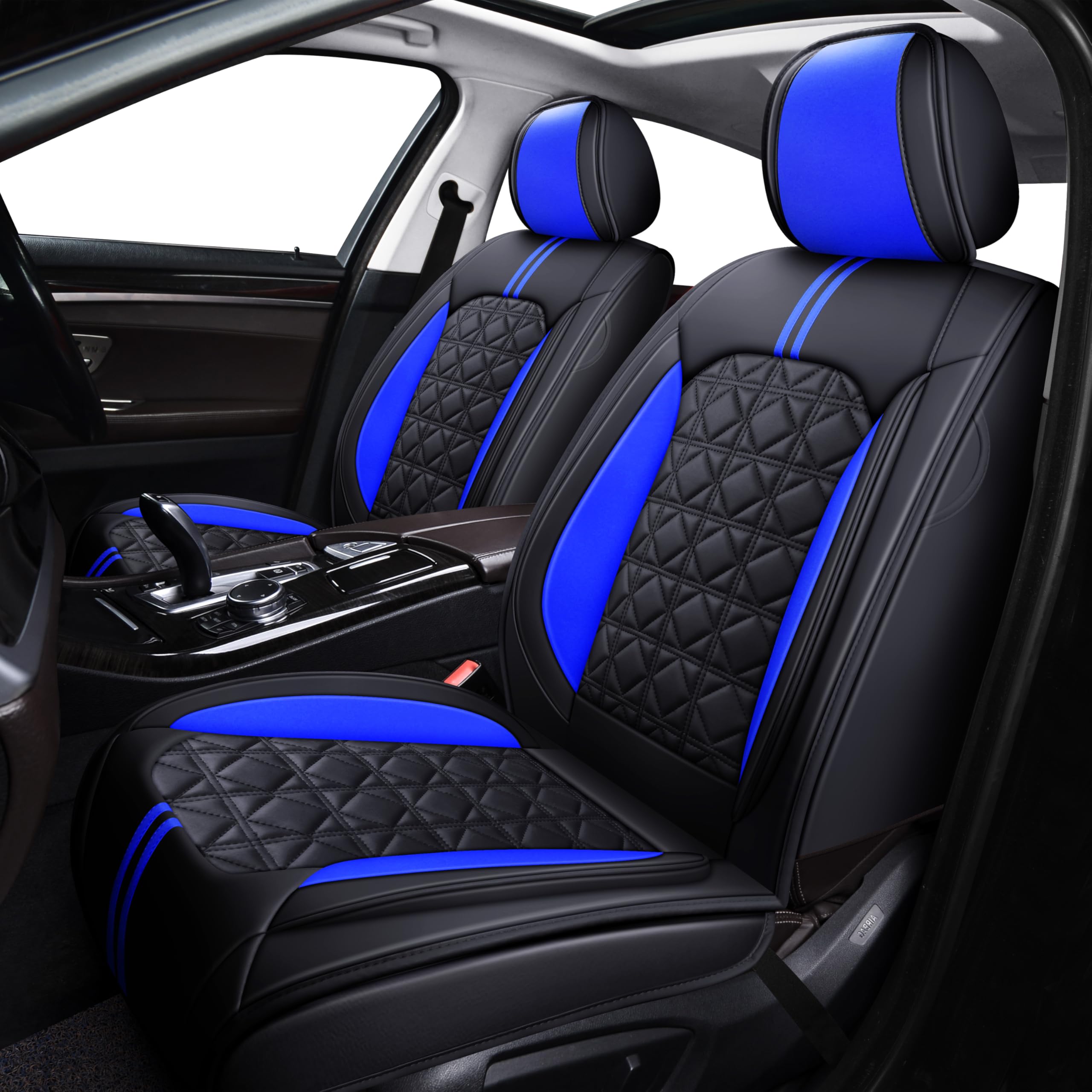 Car Seat Covers Premium Waterproof Faux Leather Cushion Universal Accessories