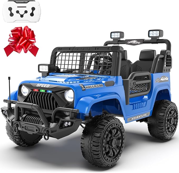 24V Ride on Toys for Big Kids, 2 Seater Ride on Cars w/Remote Control, 21" Spacious Seat