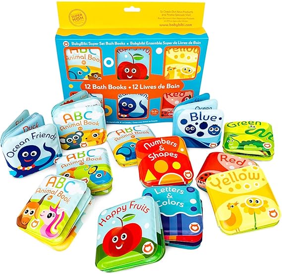 Book Set of 12 (Fruits, Ocean Friends, ABC, Numbers Books