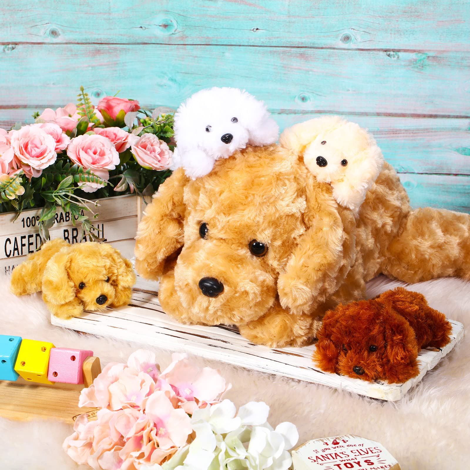 5 Pcs Dog Stuffed Animal Puppy Stuffed Animal