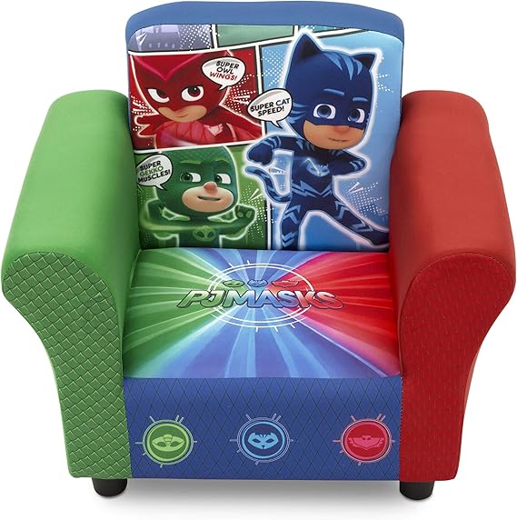 Upholstered Chair with PAW Patrol Graphics, Wood Frame