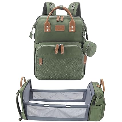 Diaper Bag Backpack with Changing Station Large Capacity Multifunction