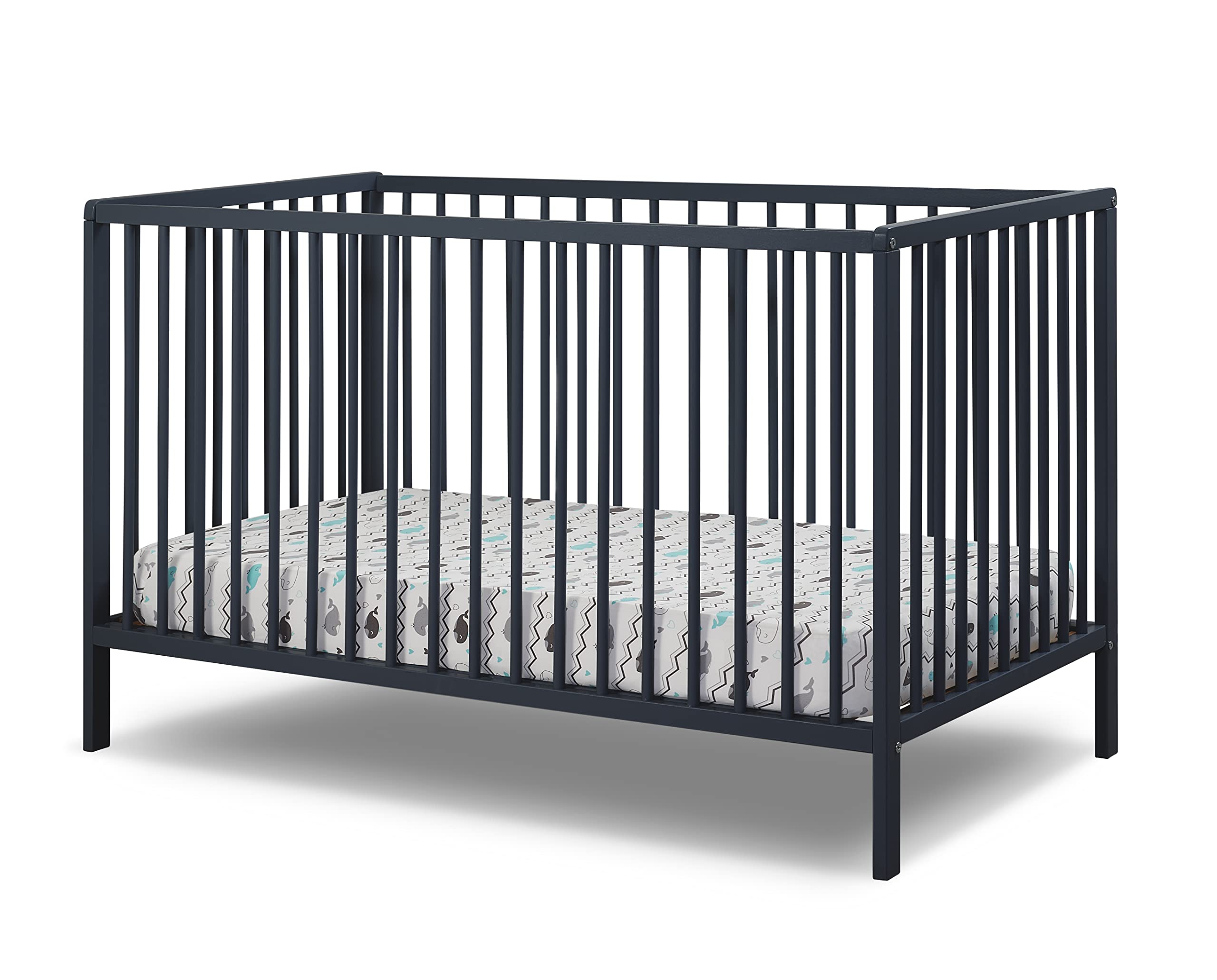 3-in-1 Convertible Crib Beech Wood
