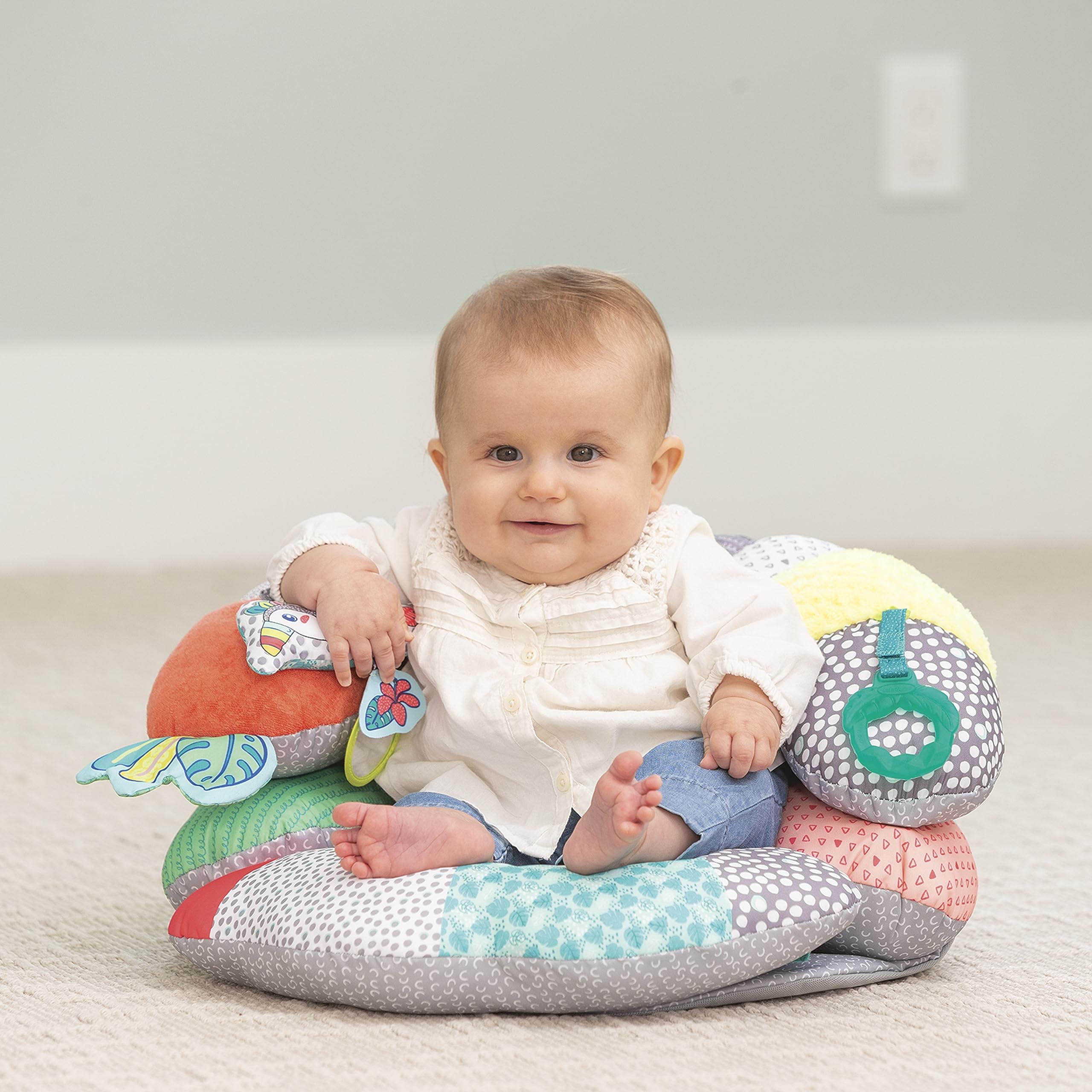 2-in-1 Tummy Time & Seated Support - for Newborns and Older Babies & Lil' Nibbles