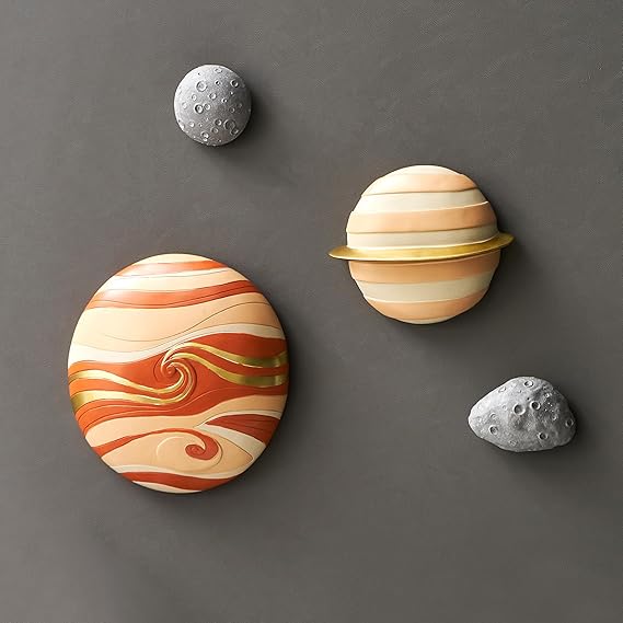 Outer Space Planets 3D Wall Decor Set