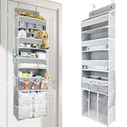 Storage Organizer,with 3 Bins 1 Movable Baby Diaper Caddy