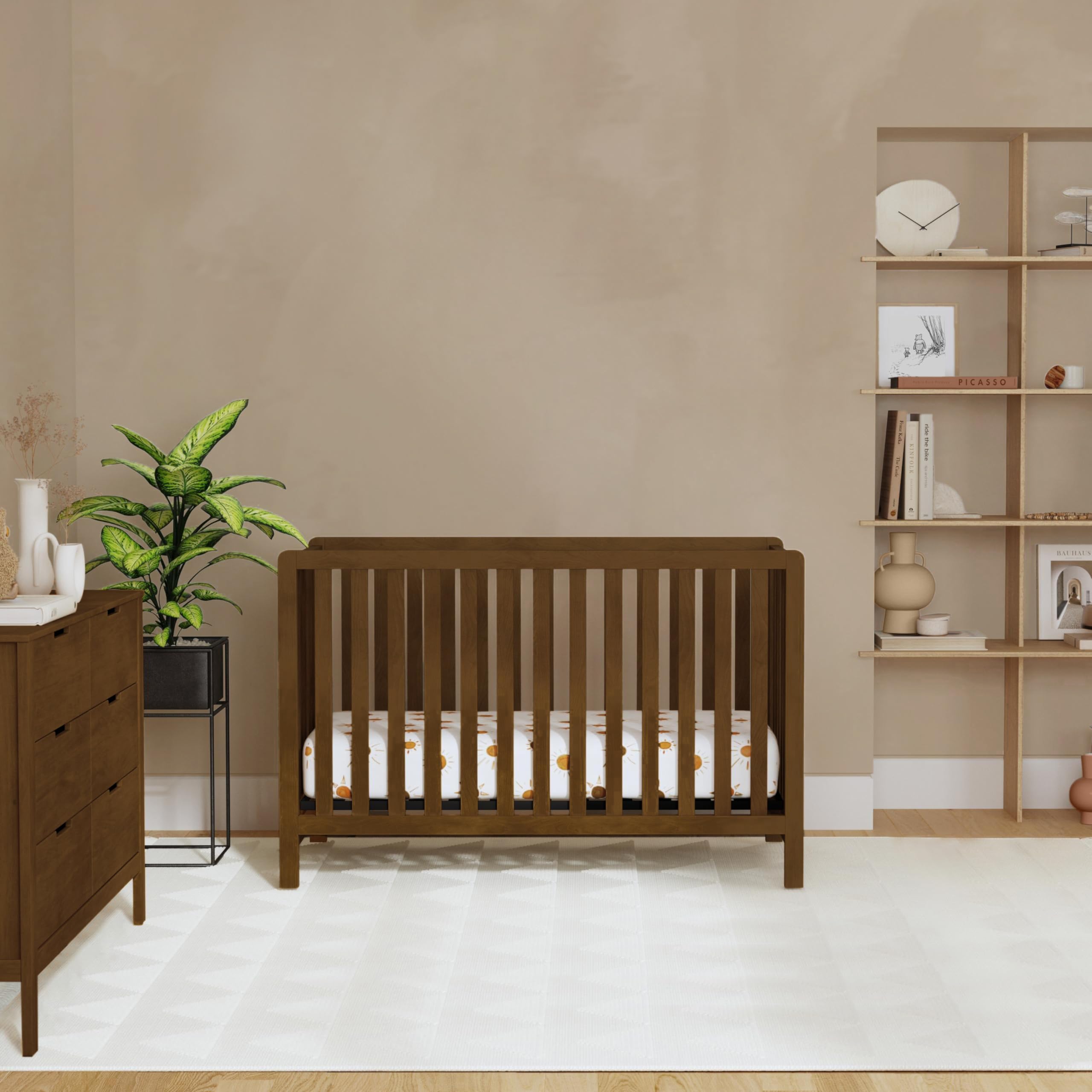 Colby 4-in-1 Baby Crib Convertible to Toddler Bed, Daybed