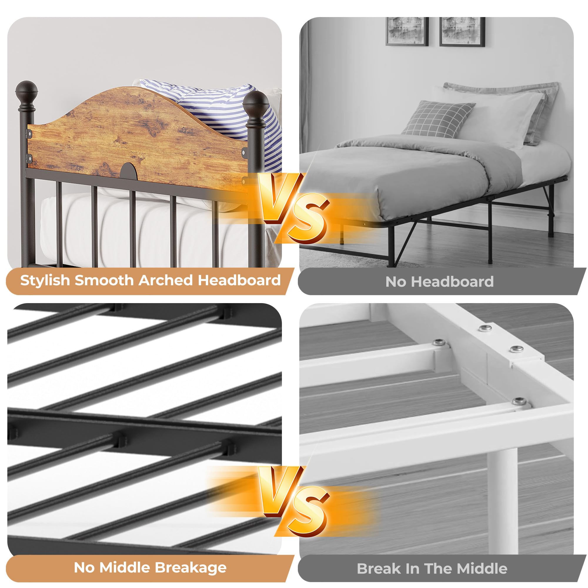 Twin Daybed with Trundle and Stylish Headboard