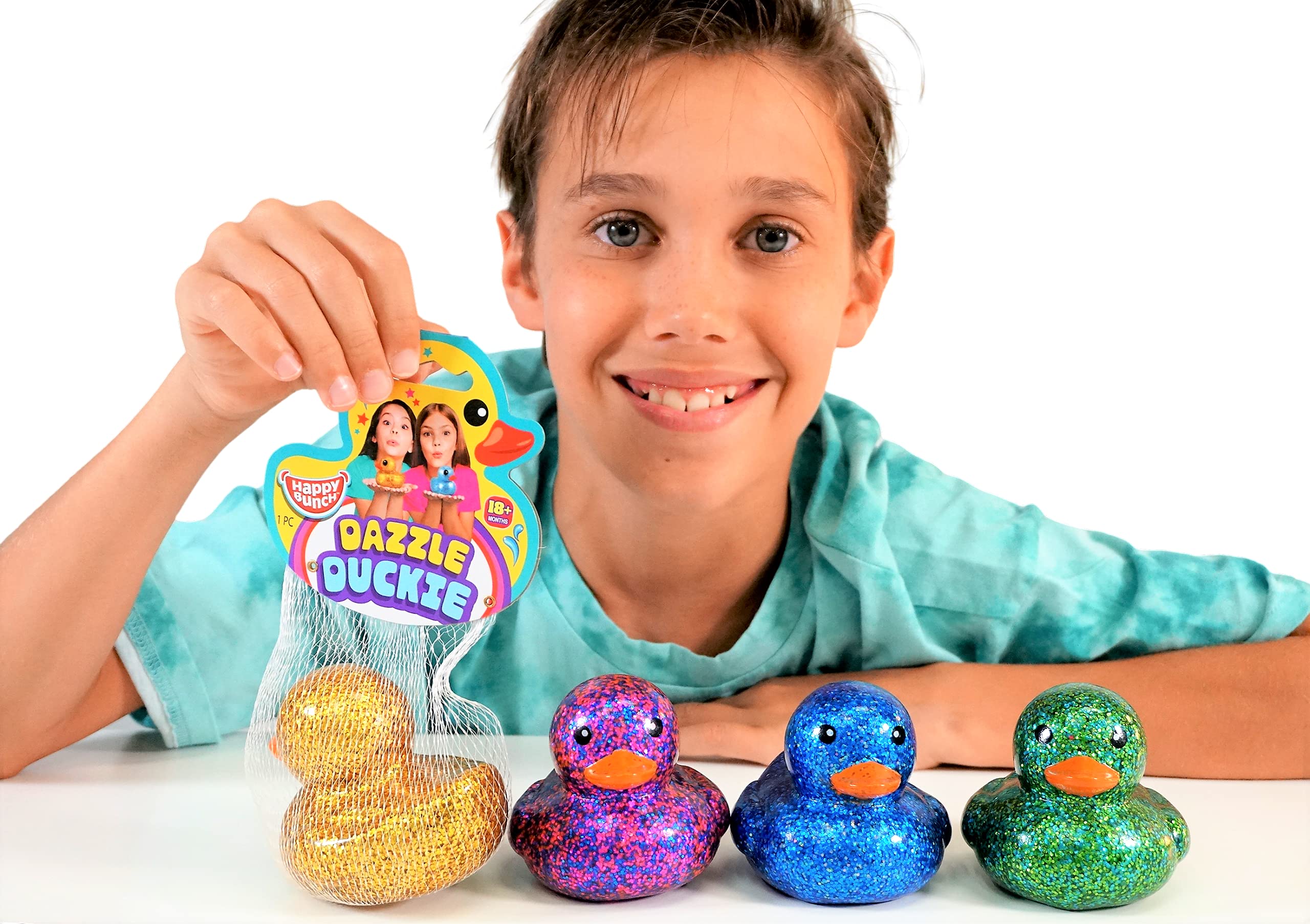Rubber Ducks (144 Units Assorted Color) Water Bath Toys for Kids