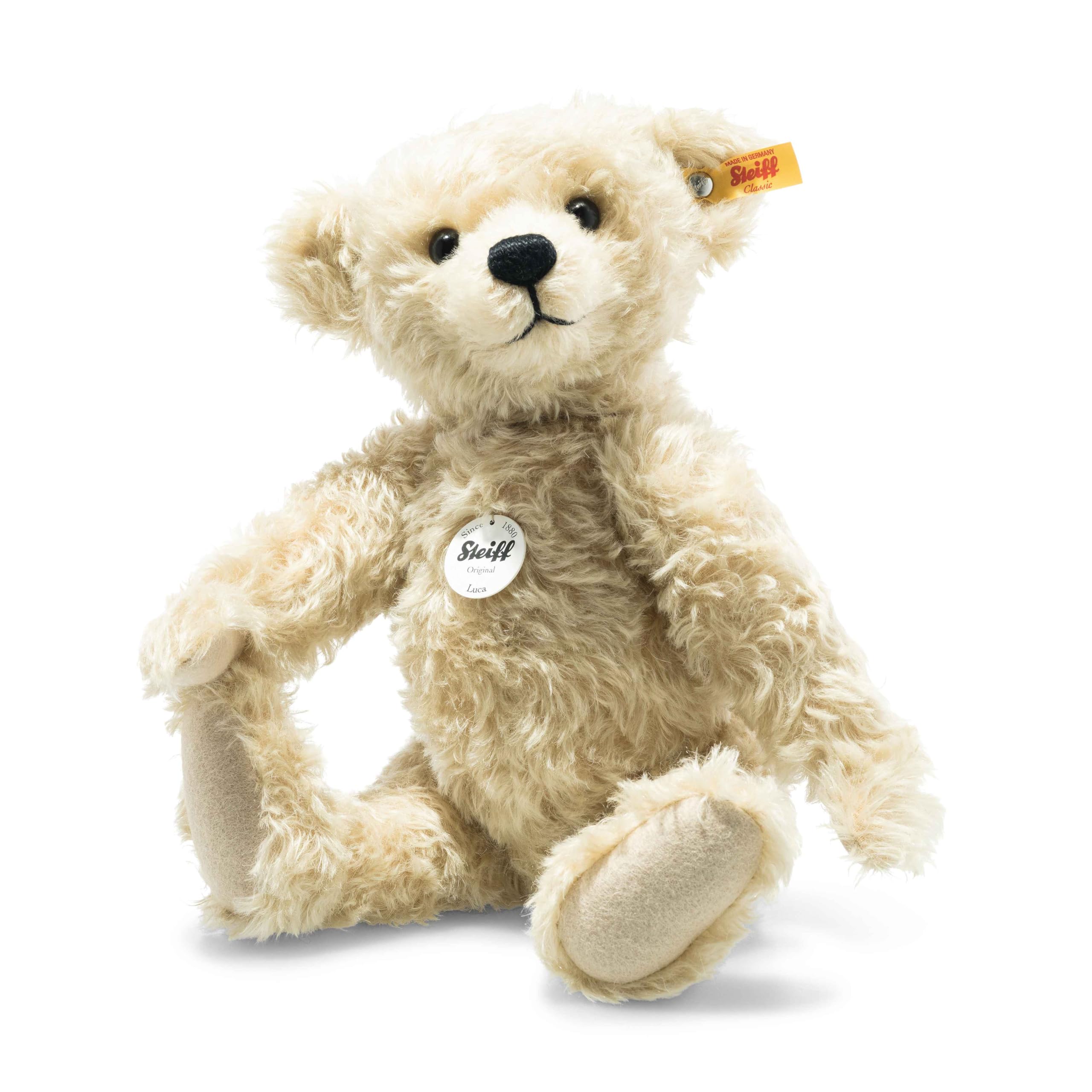 14" Teddy Bear Mohair Plush Premium Stuffed Animal Antikblond