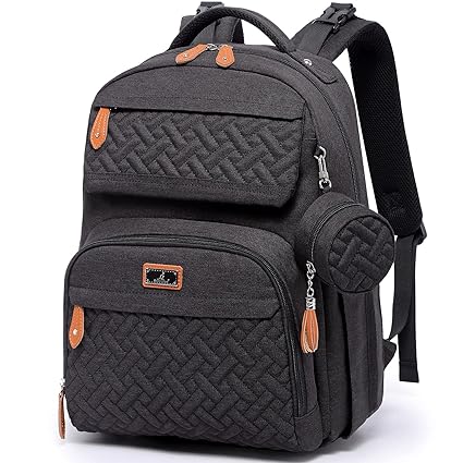 Diaper Bag Backpack, Travel Backpack with Changing Pad