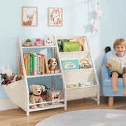 3-Tier Kids Bookshelf and Toy Organizer with Storage Rack