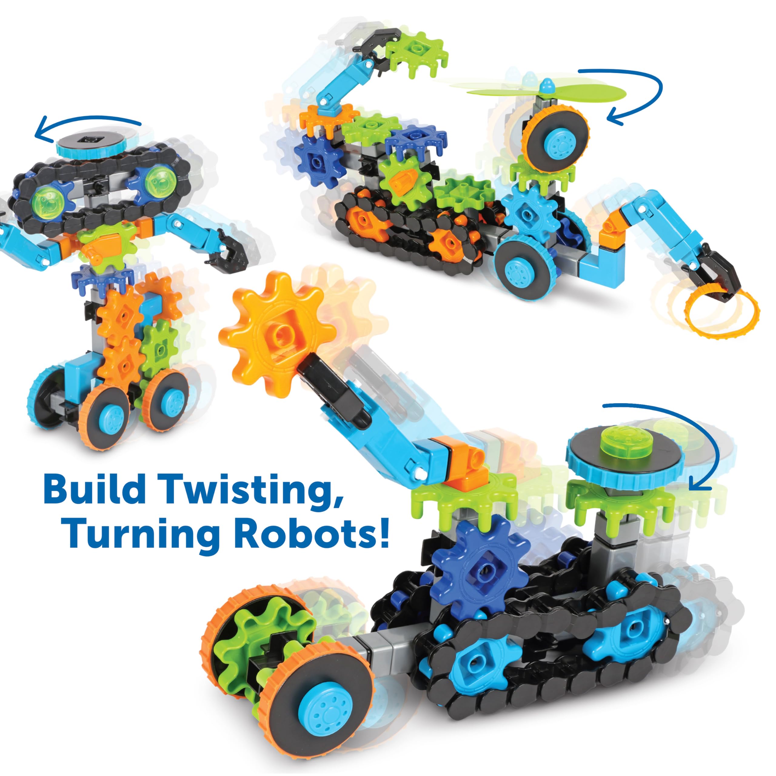 Gears! Gears! Gears! Robots in Motion Building Set - 116 Pieces, Ages 5+