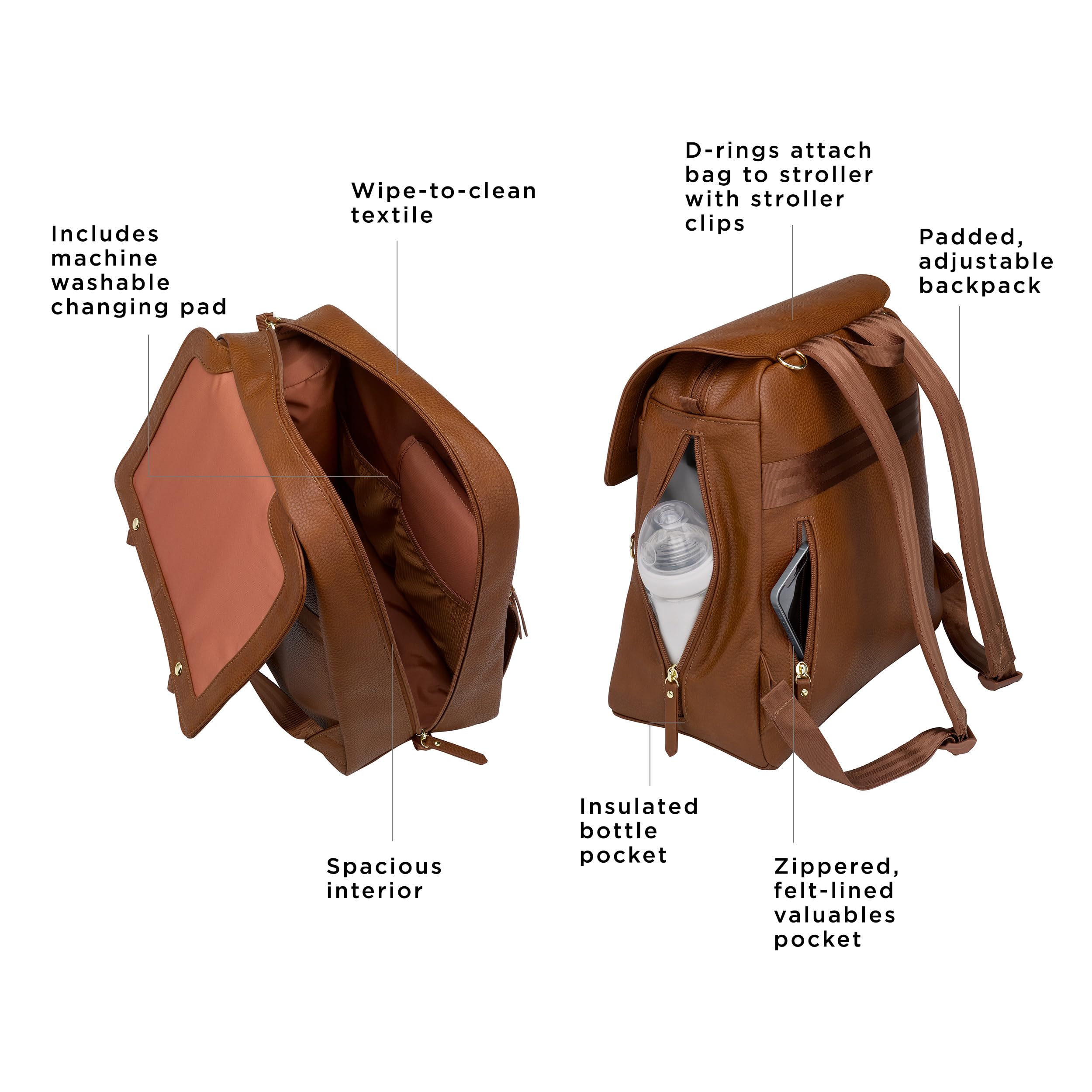 Bottom Meta Backpack | Baby Bag | Diaper Bag Backpack for Parents