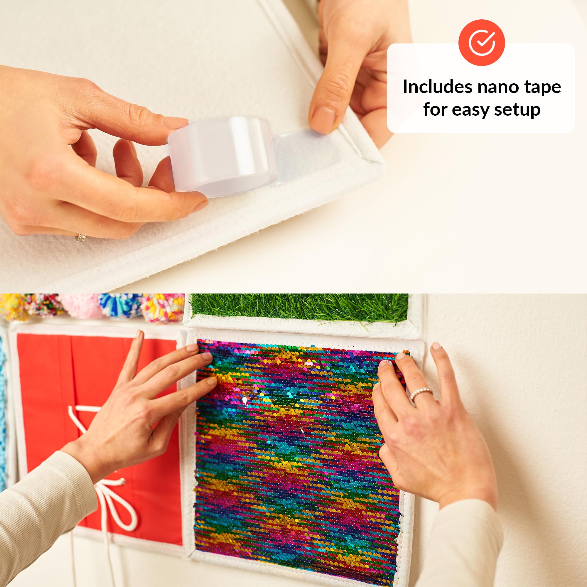 Sensory Wall Panels Tactile Tiles Set for Kids